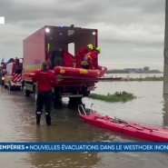 Inondations dans le Westhoek: plusieurs habitations évacuées aujourd'hui