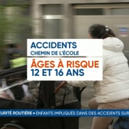 13 enfants impliqués chaque jour dans un accident sur le chemin de l'école