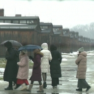 Visite du camp d'Auschwitz-Birkenau, avec un survivant de la shoah