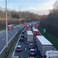 Nouveau chantier sur le ring intérieur de Bruxelles: le carrefour Leonard bloqué