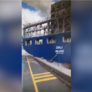 Effondrement d'un pont à Baltimore: le porte-conteneurs concerné avait déjà percuté un quai du pont d'Anvers il y a 8 ans