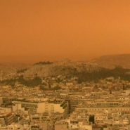 Grèce: un épais nuage de poussières du Sahara recouvre Athènes