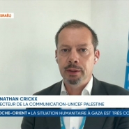 Jonathan Crickx, directeur de la communication d'UNICEF Belgique, est en direct depuis Jérusalem. On apprend ce matin que L'ONU s'est vue interdire par Israël l'accès au point de passage de Rafah dans la bande de Gaza.