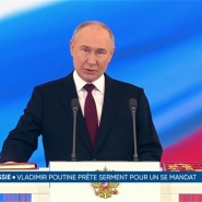 Vladimir Poutine a promis mardi aux Russes lors de son discours d'investiture lançant son cinquième mandat au Kremlin qu'ils vaincraient ensemble et sortiraient plus forts d'une période difficile, en plein conflit armé contre l'Ukraine.