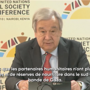Une attaque terrestre israélienne à Rafah conduirait à une catastrophe humanitaire colossale, avertit le secrétaire général de l'ONU, après le départ, sans accord, des négociateurs d'Israël et du Hamas des pourparlers de trêve au Caire. S'exprimant lors d'une conférence de presse à l'occasion d'une visite dans la capitale kenyane, Nairobi, M. Guterres ajoute que l'offensive mettrait un terme à nos efforts pour soutenir les populations alors que la famine menace.