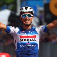 Julian Alaphilippe lors de sa victoire sur la 12ème étape du Giro 2024. 16-05-2024