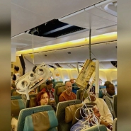 turbulence dans un vol Londres-Singapour