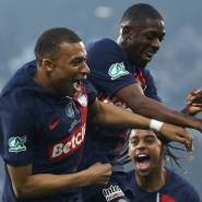 Le PSG en finale de la Coupe de France, le 25 mai 2024.