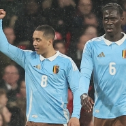 Youri Tielemans contre l'Angleterre.&nbsp;