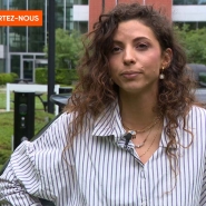 Borne électrique QR code