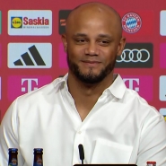 Vincent Kompany lors de sa présentation au Bayern, le 30 mai 2024.