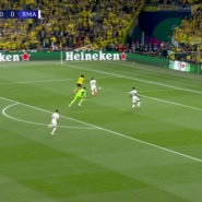 Adeyemi dribble Courtois mais manque le but en finale de la Ligue des Champions