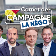 Carnet de Campagne, la négo, épisode 2. Il est question cette semaine, d’un baiser de Georges-louis Bouchez, de l’informateur De Wever qui penche pour l’Arizona, d’une polémique qui lance la campagne des communales à Bruxelles et du mercato des engagés au parlement européen…