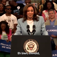 Hier lors d'un meeting à Atlanta, celle qui est de facto désormais la candidate à la succession de Joe Biden est entrée directement dans l'arène. Elle a rappelé qu'elle avait poursuivi des criminels toute sa carrière, qu'elle connaissait donc le type de personne qu'il est, et qu'elle l'invitait à accepter un débat télévisé car elle y est prête à tout moment.