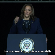 Donald Trump a accusé mercredi sa nouvelle rivale Kamala Harris d'être devenue noire pour des raisons électoralistes, une attaque que la vice-présidente a moqué comme un manque de respect caractéristique d'un candidat républicain abonné au même numéro usé.