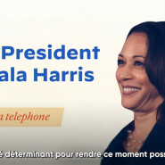 La vice-présidente américaine s'est dite honorée de devenir la candidate démocrate à la présidentielle après avoir dépassé le seuil de voix nécéssaires avant même la clôture du vote lundi. La quinquagénaire acceptera formellement cette investiture à la convention démocrate, prévue à Chicago, mi-août.