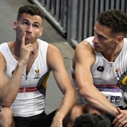 Dylan Borlée, ému, a beaucoup pensé à Julien Watrin et son frère Jonathan