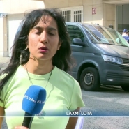 En direct d'Ixelles, Laxmi Lota explique que 2 braqueurs ont aussi tiré sur le fils et la femme de la victime. La police est sur place depuis ce matin.