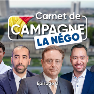 Carnet de campagne, la négo. Episode 8. C’est une belle semaine pour Maxime Prévot qui a réussi à ramener les 5 partis de l’Arizona autour de la table. Une belle semaine pour Hadja Lahbib, désignée candidate au poste de commissaire européen. Et une moins belle semaine pour Willy Demeyer qui insulte une élue PTB en plein conseil communale. Enfin, Ludivine De Magnanville qui trahi Défi pour rejoindre les rangs du MR, tout en conservant des idées plutôt de gauche.