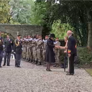 Le Roi Philippe, malade, a été remplacé par la Reine Mathilde lors de la cérémonie du 80e anniversaire de la libération de Liège à la Citadelle.