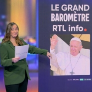 On retrouve en plateau Amélie Schildt pour faire analyser les résultats du baromètre RTLINFO-Ipsos-Le Soir sur la venue du pape en Belgique.