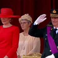 Le roi Philippe et la princesse Mathilde