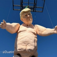 La statue de Trump