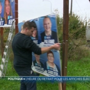 Demain, cela fera une semaine que nous avons voté. La campagne est donc bel et bien terminée et pourtant, il y a encore de nombreuses affiches électorales sur les panneaux dans certaines villes ou dans les champs. Mais le démontage est en cours, comme ce matin à Peruwelz.