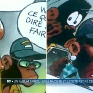 Les éditions Dupuis ont retiré de la vent l'album Spirou et la gorgone bleue, accusé de racisme sur les réseaux sociaux. La représentation de femmes et de personnes noires a suscité de nombreuses réactions de colère de la part de lecteurs.