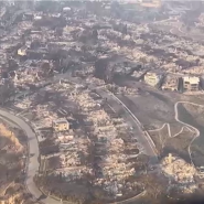 Incendie de Los Angeles: les difficiles images aériennes des villas détruites de Malibu