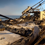 Les ruines de la maison de Paris Hilton