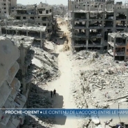 Un accord sur un cessez-le-feu à Gaza et sur l'échange d'otages israéliens contre des prisonniers palestiniens a été conclu mercredi soir. Un accord fragile qui tient en trois points et qui n'a pas encore été ratifié.