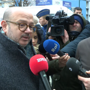 Bernard Quintin s'est rendu sur les lieux des coups de feu tirés ce matin à proximité de la station de la station de métro Clémenceau. Il a condamné ce qui s'est produit.