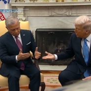 Le président américain, Donald Trump, avait émis l'idée de déplacer les Gazaouis en Jordanie et en Egypte. Le Roi de Jordanie, Abdallah II, invité à la Maison Blanche, a réaffirmé qu'il refuse de les accueillir.