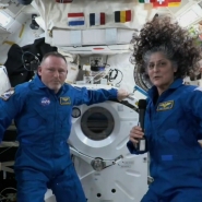 Les deux astronautes de l'ISS