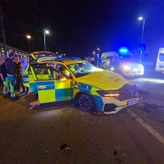 Le véhicule du SMUR