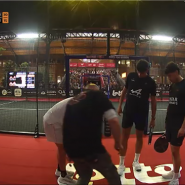 Une scène pas banale s'est déroulé lors d'un match au Brussels Premier Padel. Des joueurs ont exigé le retrait... d'un autocollant sponsor.