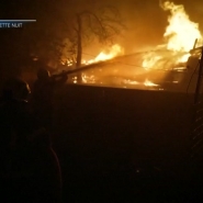 Les débris des drones russes abattus par la défense aérienne ukrainienne ont déclenché des incendies dans plusieurs bâtiments d'habitation. 11 personnes, dont deux enfants, ont été blessées.