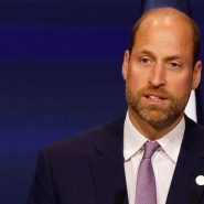 Le prince William en plein discours - Monaco