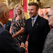 L’ancien joueur de football David Beckham anobli par le roi Charles III