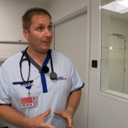 Jonathan Petit, chef du service des urgences