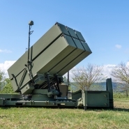 Le système de missiles antiaériens Nasams.