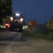 Près de chez Olivier, de gros engins parfois jusque tard dans la nuit