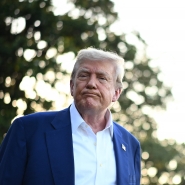 Donald Trump à la Maison Blanche avant son départ pour le sommet de l’OTAN.