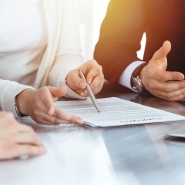 Illustration image of a signature of an employment contract. famous housing booking site accused famous housing booking site accused new