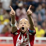 Javier Hernandez dans un match avec Guadalajara le 8 mars 2025