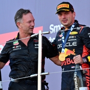 Max Verstappen et Christian Horner