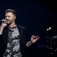 Justin Timberlake lors d’un concert à Stockholm en 2016.