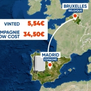 Simulation de prix entre l’envoi par Vinted et la valise en compagnie low cost