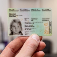 Specimen d’une Kids ID belge lors de son introduction en Belgique le 21 avril 2021